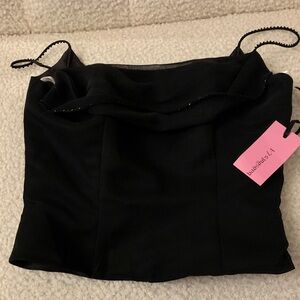 Black Sleeveless Top